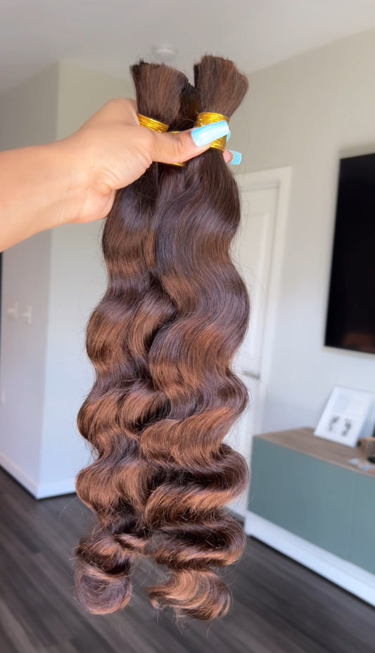 Virgin Loose Wave Chocolate Brown